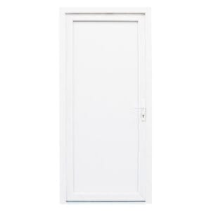 Porta Exterior de PVC Sevilhana Painel Branca Esquerda 2000x900