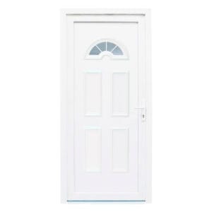 Porta Exterior de PVC Ibiza Branca Esquerda 2000x900