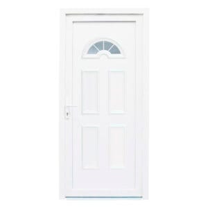 Porta Exterior de PVC Ibiza Branca Direita 2000x900