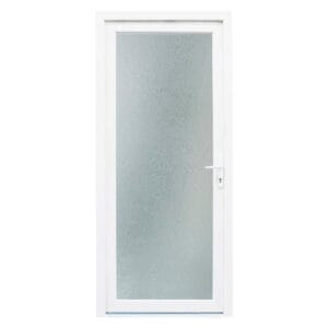 Porta Exterior de PVC Sevilhana Vidro Fosco Esquerda 2000x900