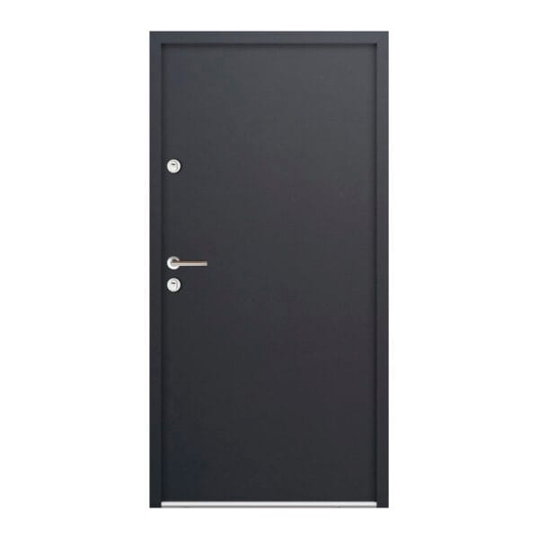 Porta Exterior de Metal Lisa Antracite Direita 2000x900