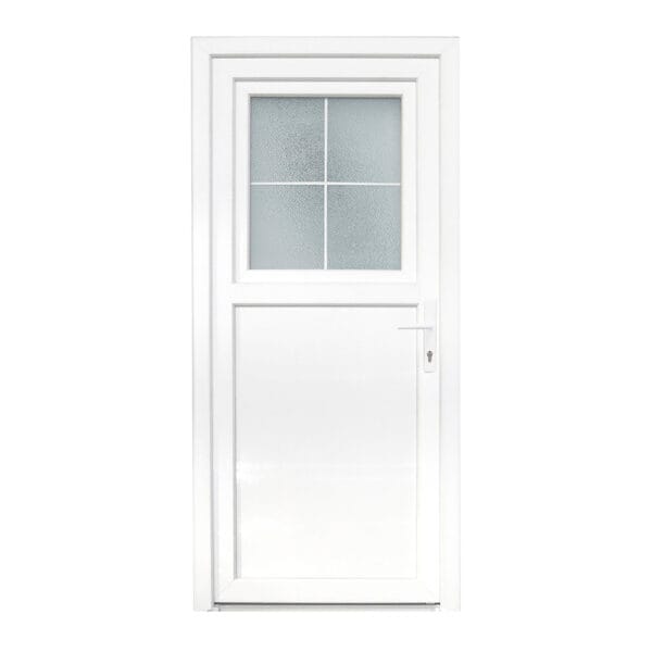 Porta Exterior de PVC c/ postigo