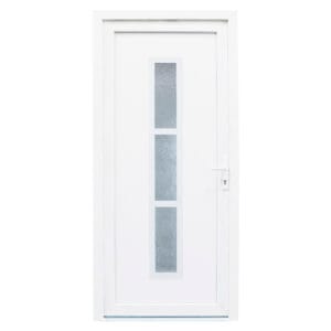 Porta Exterior de PVC Alabama Branca Esquerda 2000x900