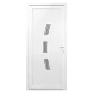 Porta Exterior de PVC Valencia Branca Esquerda 2080x980