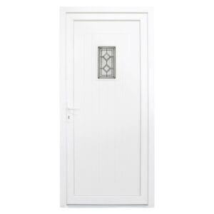 Porta Exterior de PVC Burgos Branca Direita 2080x980